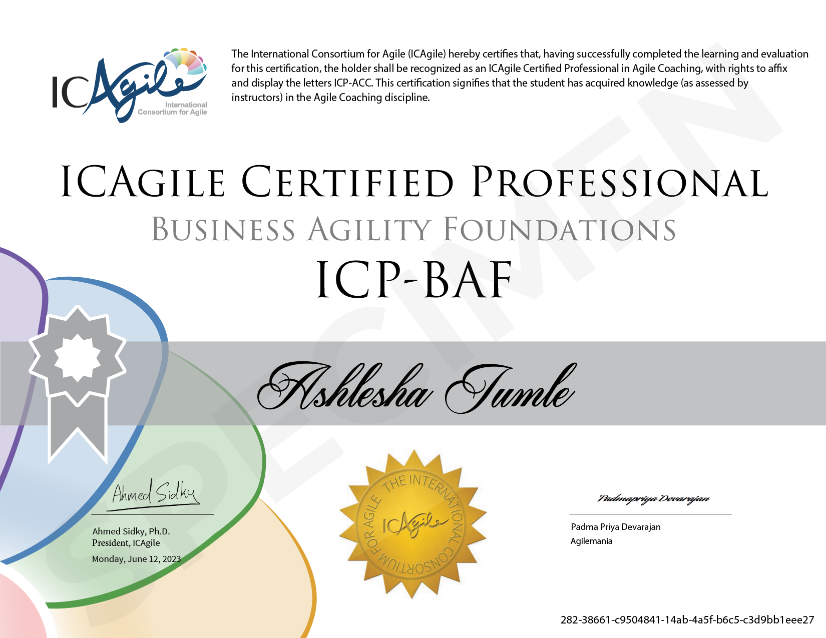 Business Agility Foundation (ICP BAF) Certification Agilemania